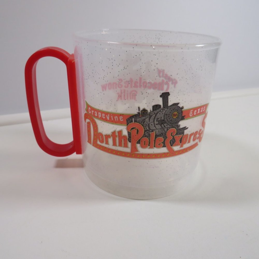 Grapevine Texas North Pole Express Mug Souvenir Plastic